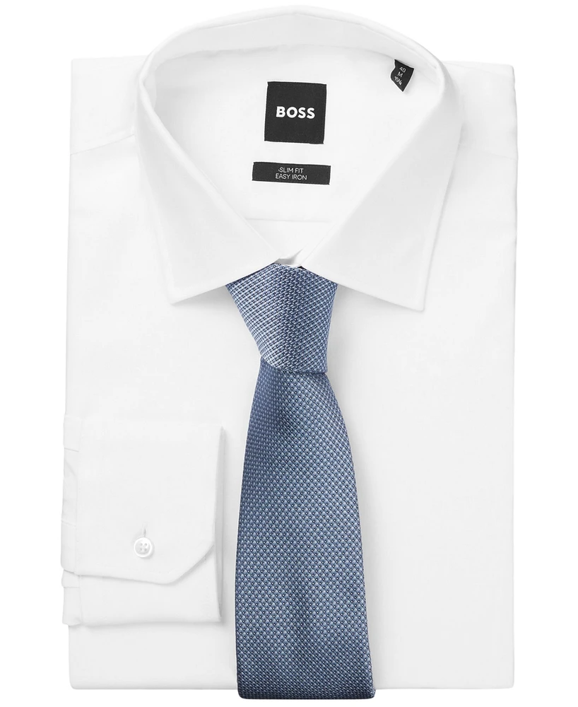 Boss by Hugo Boss Men's Jacquard Pattern Silk Blend Tie