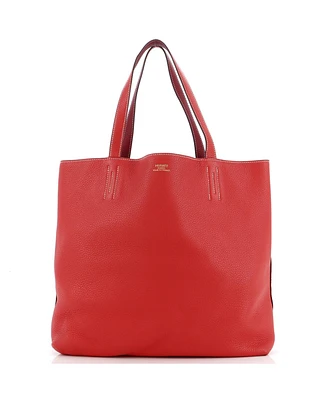 Pre-Owned HERMES Double Sens Tote Clemence