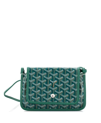 Pre-Owned Goyard Plumet Clutch Wallet Coated Canvas