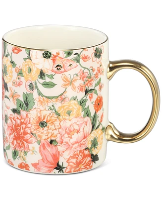 Macy's Flower Show Ceramic Gold-Trim Coffee Mug, Exclusively at