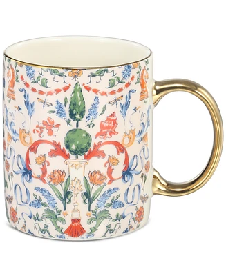 Macy's Flower Show Ceramic Gold-Trim Coffee Mug, Exclusively at
