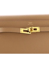 Pre-Owned HERMES Kelly To Go Wallet Verso Epsom