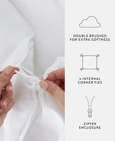 ienjoy Home Utra Soft Reversible 3-Pc. Duvet Cover Set, Full/Queen
