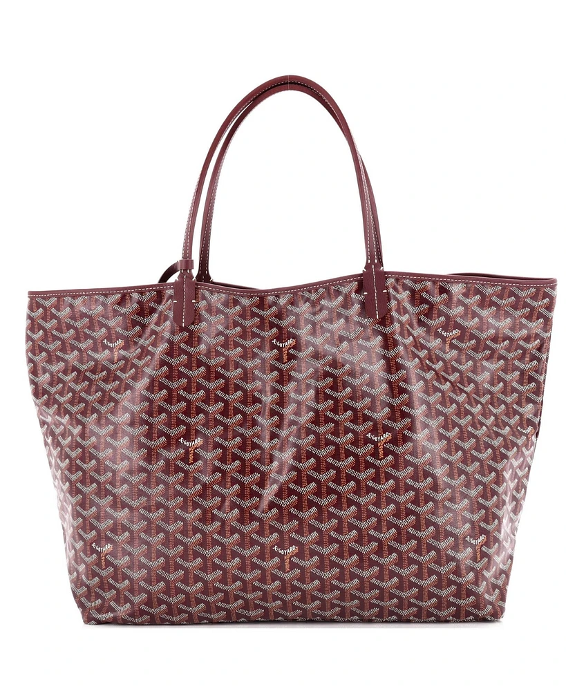 Pre-Owned Goyard Gm Saint Louis Tote Coated Canvas