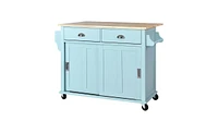 Mobile Kitchen Cart with Storage for Home Organization and Convenience