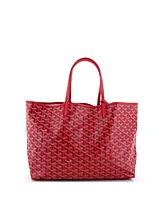 Pre-Owned Goyard Pm Saint Louis Tote Coated Canvas