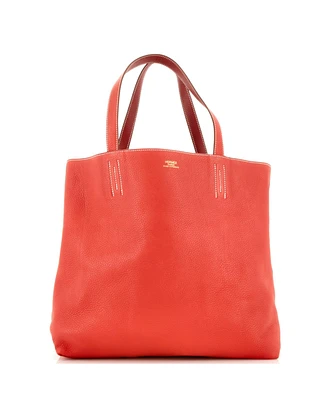 Pre-Owned HERMES 45 Double Sens Tote Clemence