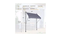 Non-Screw Outdoor Sun Shade Cover with Uv Protection for Patio and Deck