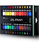 24ct Non-Toxic Oil Paint Set 12ml/0.42oz Y30-80700-04