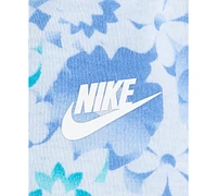 Nike Baby Girls Flow-ral Printed Footed Coverall