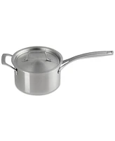 Le Creuset Essential Stainless Steel Round Saucepan with Lid, 3 Qt.