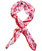 Steve Madden Kitchy Cherries Print Bow Scarf