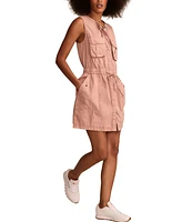 Lucky Brand Women's Cotton Cargo Drawstring-Waist Dress