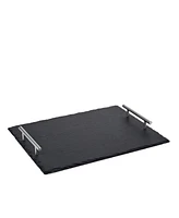 Wolfgang Puck Slate Tray with Stainless Steel Handles Model 679-689