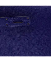 Pre-Owned HERMES Kelly 32 Handbag Blue Epsom with Gold Hardware
