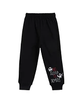 Nightmare Before Christmas Boys Disney Winnie the Pooh Mickey Mouse Toy Story Fleece Sweatshirt and Jogger Pants Outfit Set