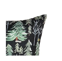 Christmas Tree Memories 18" x 18" Indoor/Outdoor Throw Pillow