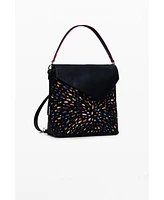 Desigual Women's 2-in-1 perforated mini backpack