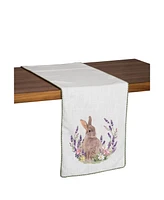 Lilac Rabbit Table Runner