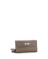 Pre-Owned HERMES Kelly To Go Wallet Epsom