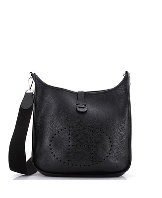 Pre-Owned HERMES Pm Evelyne Bag Gen Iii Clemence
