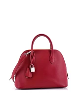 Pre-Owned HERMES 25 Bolide 1923 Bag Tricolor Epsom