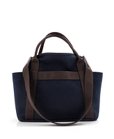Pre-Owned HERMES Sac De Pansage Groom Handbag Canvas