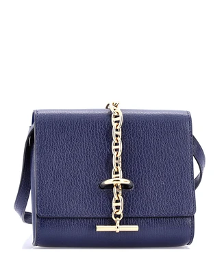 Pre-Owned HERMES Chaine d'Ancre Compact Wallet on Strap Chevre Mysore