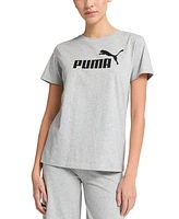 Puma Women's Essential Cotton Logo Crewneck T-Shirt