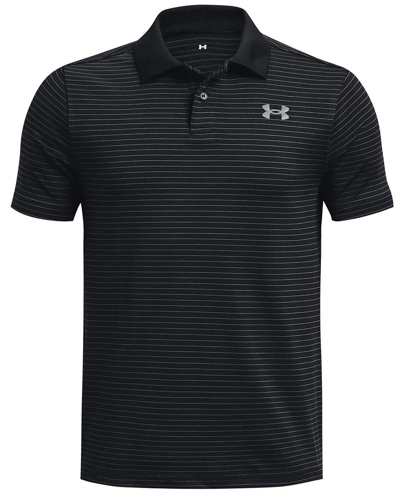 Under Armour Big Boys Performance Stripe Polo Shirt