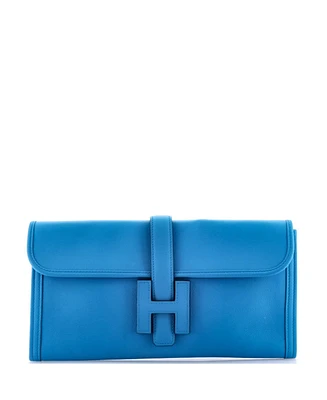 Pre-Owned HERMES 29 Jige Elan Clutch Swift