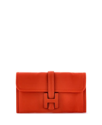 Pre-Owned Hermes Jige Duo Clutch Swift