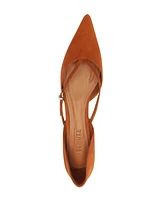 Schutz Women's Rue Buckle Pointed Toe Flats