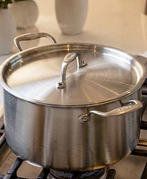 Heritage Steel X Eater 5-Ply Stainless Steel 8-Qt. Stock Pot with Lid