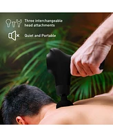 Pursonic Ultimate Relaxation Bundle: 3-Speed Massage Gun & Palm-Shaped Massage Glove