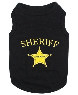 Parisian Pet Sheriff Dog T Shirt