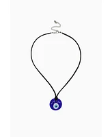 Evil Eye Suede Necklace