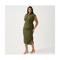 Estelle Plus Desert Whisperer Shirt Dress