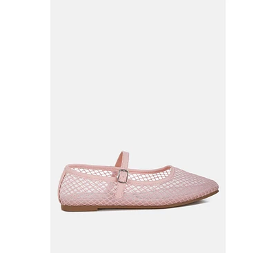 averona mesh mary jane flats