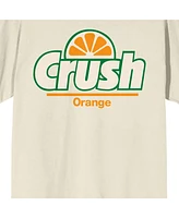 Orange Crush Classic Logo Men's Natural Short Sleeve Tee-3XL