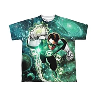 Green Lantern Boys Galactic Hal Short Sleeve Poly Crew Tee / T-Shirt