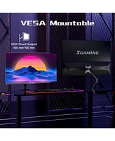 XGaming 27 Inch Monitor, 1080P Ultra Thin Frameless Computer Monitor 100Hz, 99% sRGB, Low Blue Light, Hdmi Vga Gamer Fhd Monitor Supports Vesa, Dual S