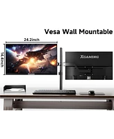 XGaming 27 Inch Monitor, Fhd 1080P 100Hz Ips 16:9 Wide Pc Screen, 99% sRGB, FreeSync, Eye Care Frameless Computer Gaming Monitor Built-in Speakers, Hd