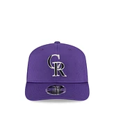 New Era Men's Purple Colorado Rockies 2025 Spring Training 9SEVENTY Stretch-Snap Hat