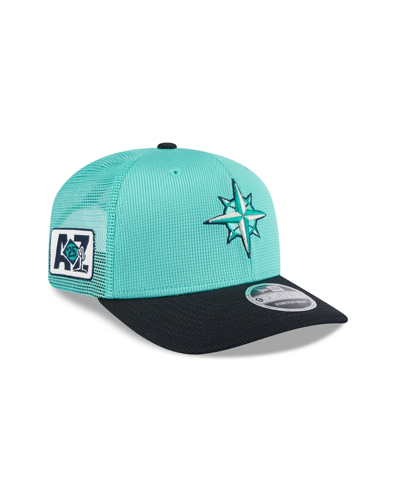 New Era Men's Teal Seattle Mariners 2025 Spring Training 9SEVENTY Stretch-Snap Hat