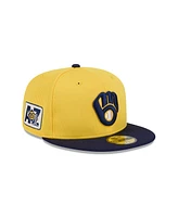 New Era Men's Yellow Milwaukee Brewers 2025 Spring Training 59FIFTY Fitted Hat