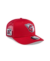 New Era Men's Red Cleveland Guardians 2025 Spring Training 9SEVENTY Stretch-Snap Hat