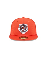 New Era Men's Orange Detroit Tigers 2025 Spring Training 59FIFTY Fitted Hat