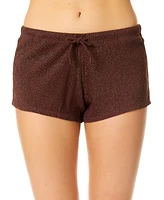 Salt + Cove Juniors' Metallic Swim Shorts, Exclusively at Macy's