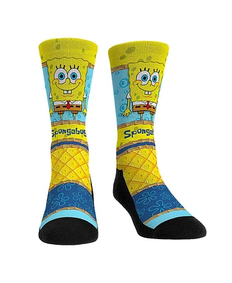 Rock 'Em Socks Men's and Women's SpongeBob SquarePants Showtime Crew